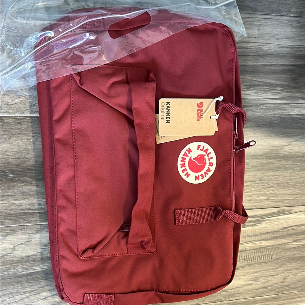 Red Backpack Classic Design
